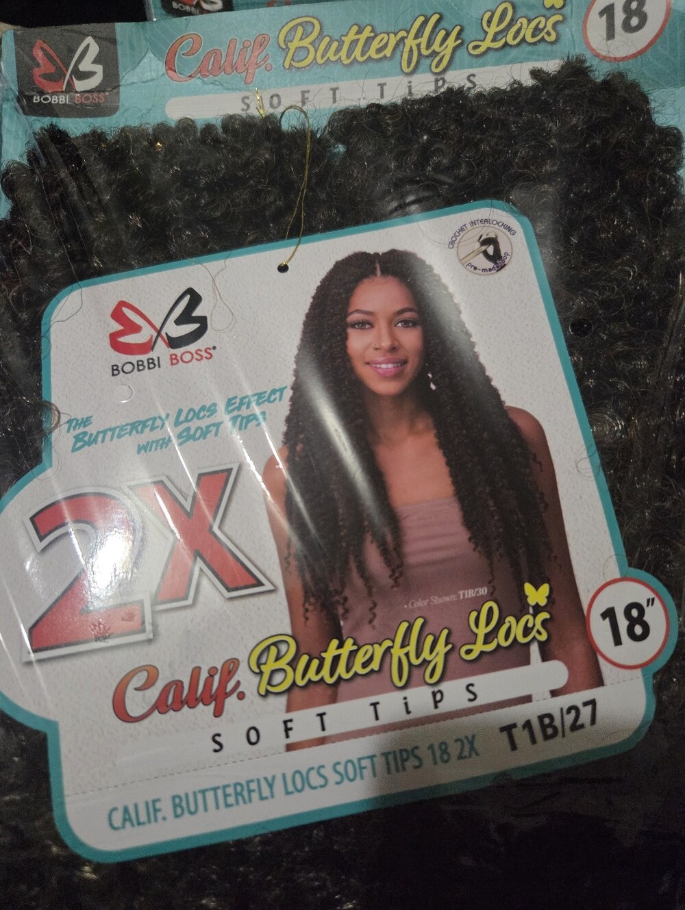 2X Curly Hair Extensions - 1B/27 Brown Blend- Set Of 4 Bags